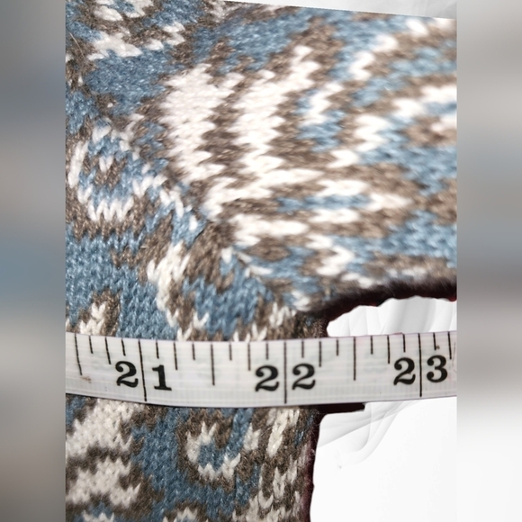 Nordic Traders  Elevated Art-Deco Knit Cardigan Sweater Cotton - Picture 3 of 6